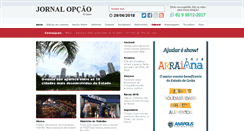 Desktop Screenshot of jornalopcao.com.br