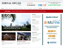 Tablet Screenshot of jornalopcao.com.br